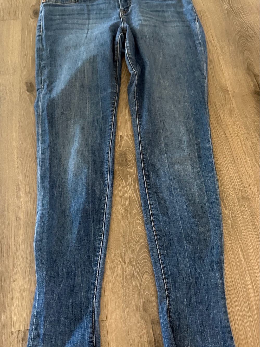 Maurices Women's Straight-Leg Jeans in Medium Blue Wash